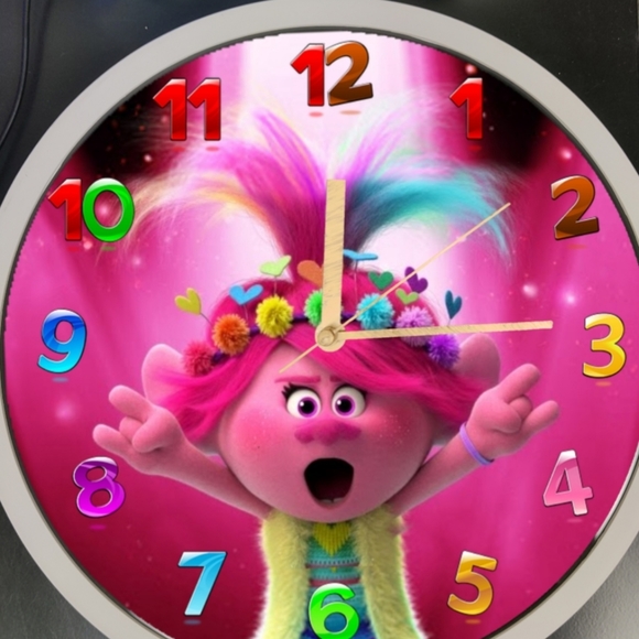 Poppy led wall clock - Picture 4 of 5